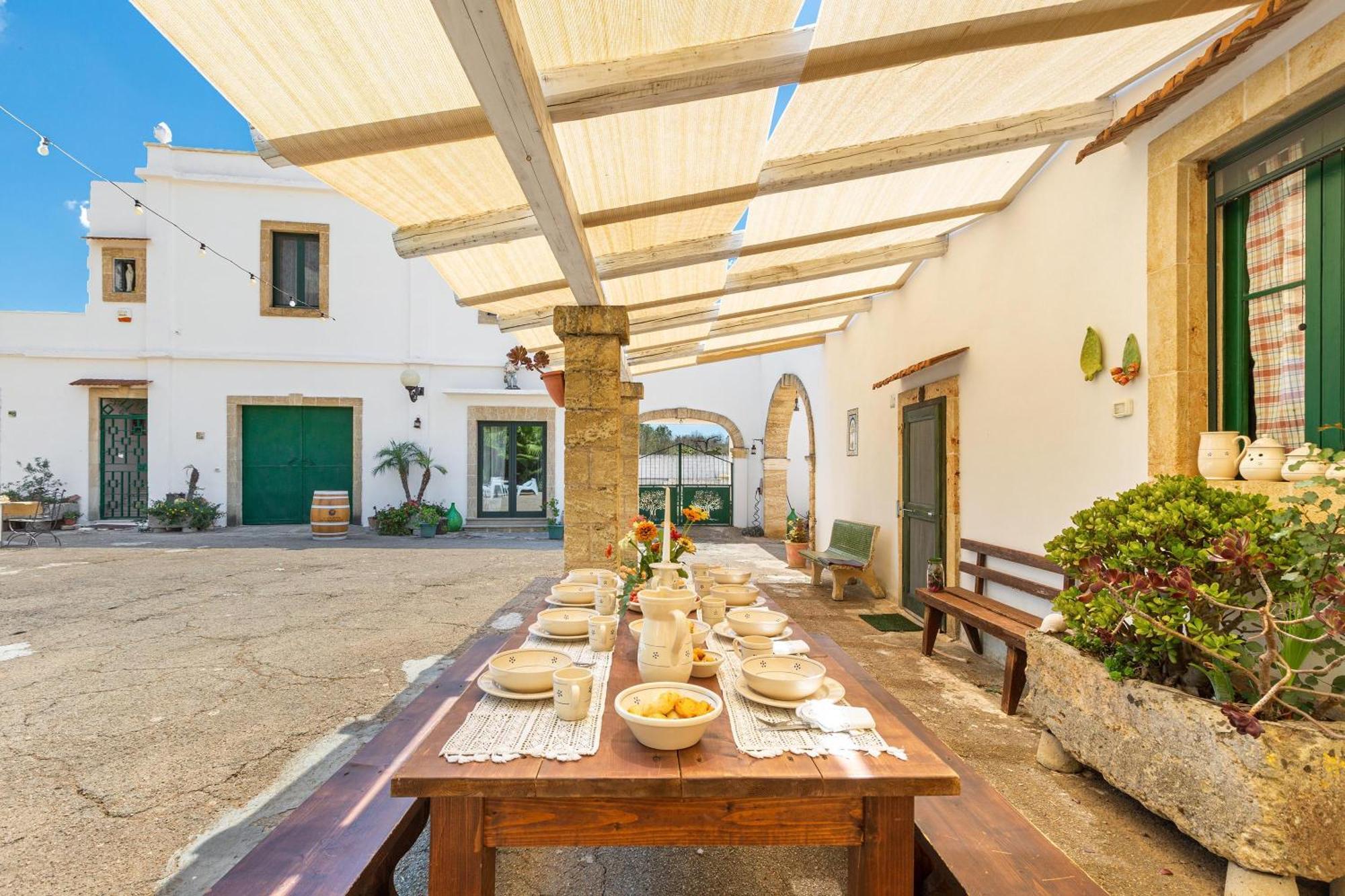 Masseria Sierri By Perle Di Puglia サン・パンクラーツィオ・サレンティーノ エクステリア 写真